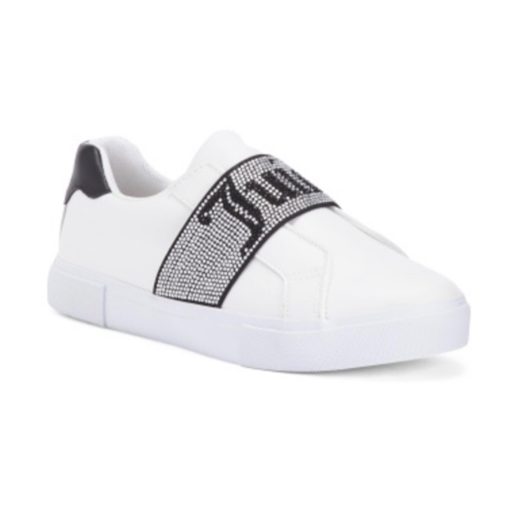Juicy Couture Women Designer JC-Cosmic Slip-On Bedazzled Sneakers Size 8.5 M.